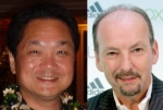Sony's Ken Kutaragi (left) Versus Microsoft's Peter Moore (right).