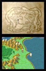 The world map.